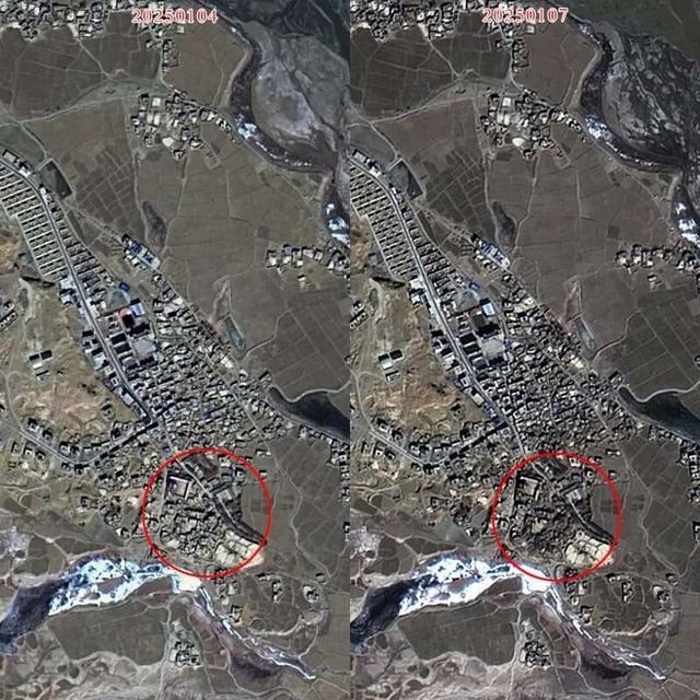 卫星影像看西藏地震前后变化 遥感数据助力救灾评估(图1)