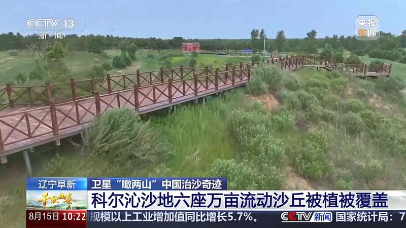 从黄沙漫天到绿意蔓延 卫星瞰四大沙地生态巨变(图2)